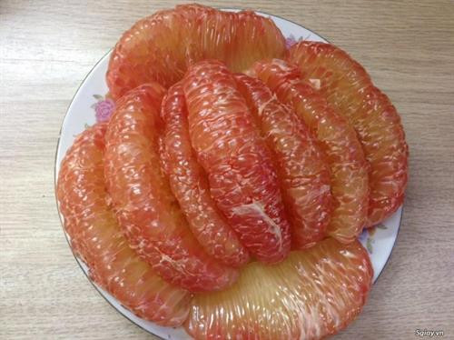 Múi bưởi da xanh hồng hào