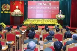 Chủ tịch nước Trần Đại Quang dự hội nghị Công an toàn quốc lần thứ 72