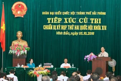Thủ tướng Nguyễn Xuân Phúc tiếp xúc cử tri huyện Vĩnh Bảo, Hải Phòng