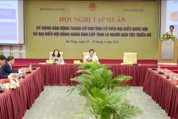 Tập huấn kỹ năng tranh cử cho ứng cử viên dân tộc thiểu số