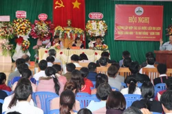 Quang cảnh buổi lễ thành lập Hợp tác xã. Ảnh: Cao Nguyên – TTXVN