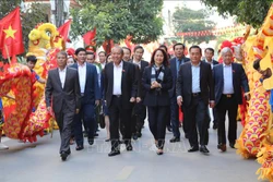Phó Thủ tướng Thường trực Chính phủ Trương Hòa Bình dự ngày hội Đại đoàn kết toàn dân tộc tại tỉnh Lạng Sơn