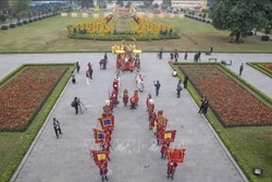 Tái hiện "Tiến lịch đón Xuân sang" tại Hoàng thành Thăng Long