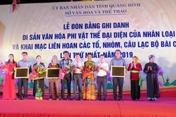 Bảo tồn, phát huy các giá trị di sản văn hóa phi vật thể tại Quảng Bình