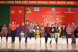 Hội Chữ thập đỏ Quảng Ngãi vận động hỗ trợ 12.600 suất quà Tết cho người nghèo