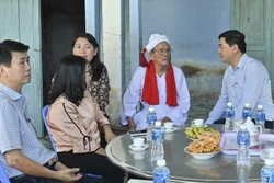 Thăm và chúc tết Katê đồng bào Chăm Bàlamôn tại Bình Thuận