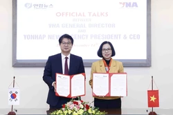 Thúc đẩy hợp tác giữa hai hãng Thông tấn Việt Nam - Hàn Quốc