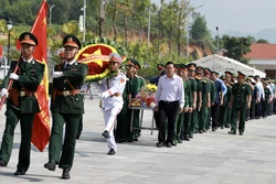 Ngày Thương binh - Liệt sỹ 27/7: Truy điệu và an táng hài cốt liệt sỹ tại Vị Xuyên