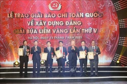 Kỷ niệm 91 năm Ngày thành lập Đảng: Trao Giải báo chí toàn quốc về xây dựng Đảng lần thứ V - năm 2020