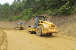 Lai Châu đẩy nhanh tiến độ thi công đường hành lang biên giới