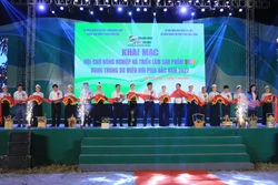 Khai mạc Hội chợ nông nghiệp và triển lãm sản phẩm OCOP vùng Trung du, miền núi phía Bắc 2022