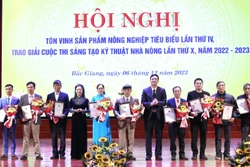 Tôn vinh 28 sản phẩm nông nghiệp Bắc Giang tiêu biểu