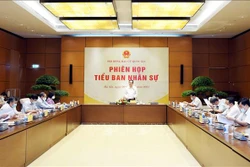 Phiên họp thứ 4 Tiểu ban Nhân sự, Hội đồng Bầu cử Quốc gia