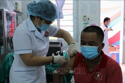 Lai Châu tiêm vaccine phòng COVID-19 cho người dân khu vực biên giới
