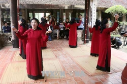 Chương trình "Hát Xoan làng cổ” - Sản phẩm du lịch đặc trưng tại Giỗ Tổ Hùng Vương 2021