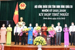 HĐND tỉnh Ninh Bình bầu các chức danh chủ chốt theo thẩm quyền