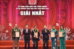 62 tác phẩm xuất sắc được trao Giải báo chí toàn quốc “Vì sự nghiệp Giáo dục Việt Nam” năm 2021