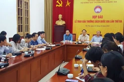  Lễ trao Giải thưởng Sách Quốc gia lần thứ ba sẽ diễn ra vào tháng 10