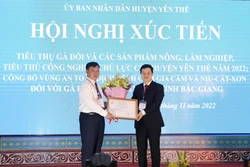 Xúc tiến tiêu thụ gà đồi Yên Thế