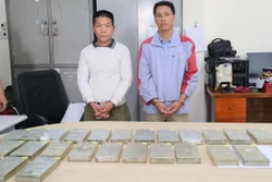 Cao Bằng: Bắt 6 đối tượng, thu giữ 24 bánh heroin