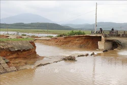 Phú Yên: Hệ thống Thủy nông Đồng Cam bị sạt lở nghiêm trọng