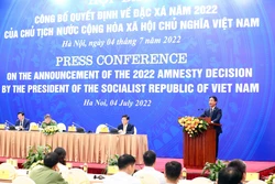 Công bố quyết định đặc xá của Chủ tịch nước năm 2022