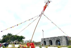 Tái hiện lễ thượng nêu ngày Tết tại Thành nhà Hồ