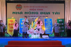 Hội thi Nhà nông đua tài - sân chơi bổ ích cho nông dân Đồng Tháp