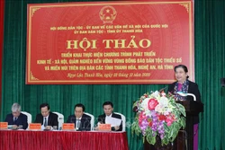 Phó Chủ tịch Quốc hội Tòng Thị Phóng: Giải quyết tình trạng thiếu đất ở, nhà ở, đất sản xuất, nước sinh hoạt cho đồng bào dân tộc