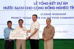 Sóc Trăng: Thêm nhiều hộ gia đình khó khăn được sử dụng nước sạch