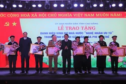 Cao Bằng ghi nhận nỗ lực của các nghệ nhân trong gìn giữ, phát huy di sản văn hóa