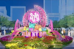 Đường hoa Nguyễn Huệ Tết Kỷ Hợi 2019 có chủ đề “Thành phố Hồ Chí Minh - Khát vọng vươn xa”
