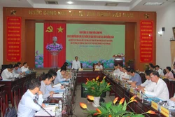Quang cảnh buổi làm việc. Ảnh: Chanh Đa - TTXVN