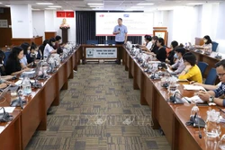 Quang cảnh buổi toạ đàm. Ảnh: Hồng Giang - TTXVN