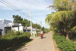 Phú Tân đạt chuẩn nông thôn mới