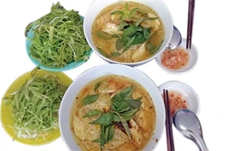 Đậm đà bún cá Châu Đốc trên đất Long An