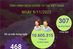 Dịch COVID-19: Ngày 09/11, tiếp tục theo dõi chặt chẽ tình hình, nhất là sự xuất hiện của các biến thể mới của COVID-19