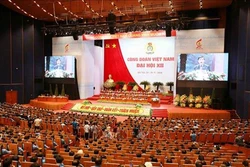 Khai mạc trọng thể Đại hội Công đoàn Việt Nam lần thứ XII