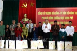 Phó Thủ tướng Thường trực Trương Hòa Bình thăm và tặng quà Tết tại Quảng Trị