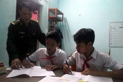Quảng Nam: Đồn Biên phòng - nơi nâng đỡ những trẻ em có hoàn cảnh khó khăn