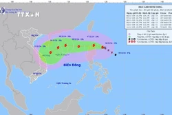 Bão YINXING có khả năng đổi hướng