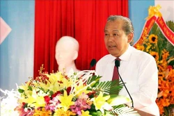 Phó Thủ tướng Thường trực Chính phủ Trương Hòa Bình phát động Tháng cao điểm an toàn giao thông cho học sinh đến trường