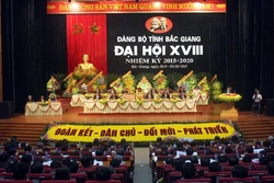 Đại hội đại biểu Đảng bộ tỉnh Bắc Giang lần thứ XVIII