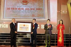 Lễ đón nhận Bằng xếp hạng Di tích Quốc gia đặc biệt An toàn khu II Hiệp Hòa