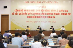 Quang cảnh buổi họp báo. Ảnh: Nguyễn Điệp - TTXVN