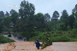 Bão số 4: Giao thông một số nơi trong tỉnh Quảng Trị bị chia cắt, cảnh báo xuất hiện lũ trên các sông