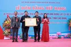 Địa điểm lưu niệm Anh hùng Liệt sỹ Bế Văn Đàn được công nhận là Di tích lịch sử