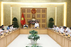 Phó Thủ tướng Thường trực Chính phủ Trương Hòa Bình, Trưởng Ban Chỉ đạo phát biểu. Ảnh: Văn Điệp - TTXVN