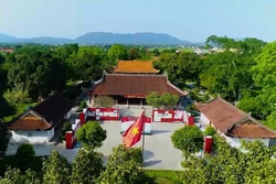 Khu di tích lịch Quốc gia đặc biệt Kim Liên, huyện Nam Đàn (Nghệ An). Ảnh: TTXVN phát
