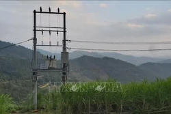 Trạm biến áp thôn Nà Tằm, xã Nậm Ban, huyện Mèo Vạc (Hà Giang). Ảnh: Nguyễn Chiến-TTXVN